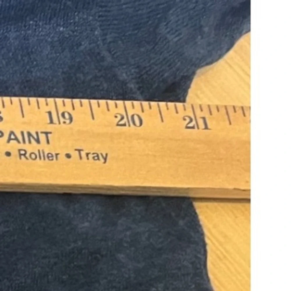 J Jill Pure Jill Women's Small Open Front Long Cardigan Duster Navy Linen Blend - Picture 8 of 9